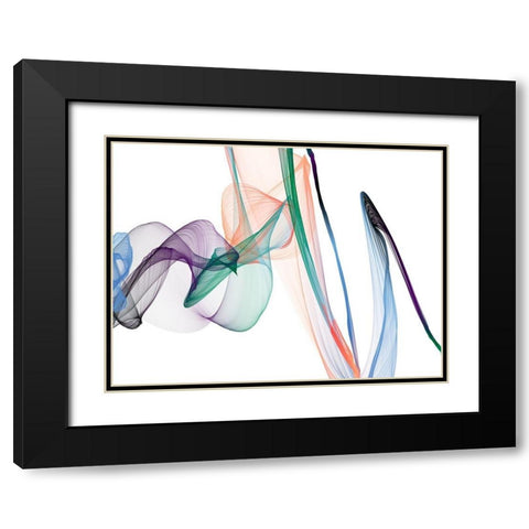 Dynamic Movement VII Black Modern Wood Framed Art Print with Double Matting by Orlov, Irena