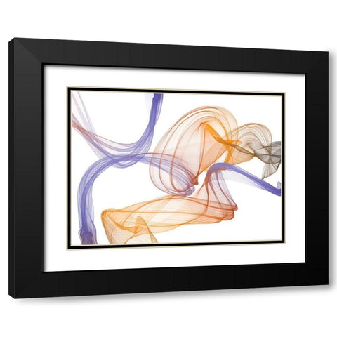 Dynamic Movement VIII Black Modern Wood Framed Art Print with Double Matting by Orlov, Irena
