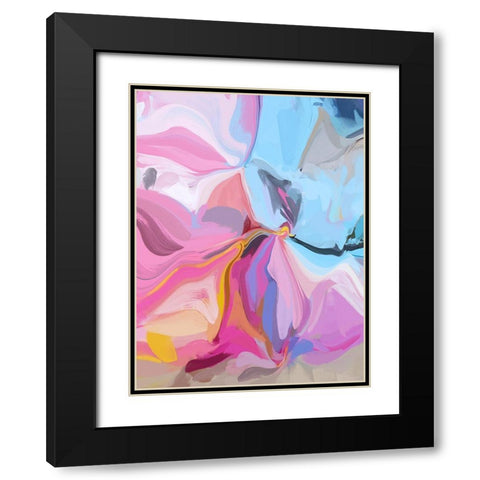 Colorful Lollipops I Black Modern Wood Framed Art Print with Double Matting by Orlov, Irena