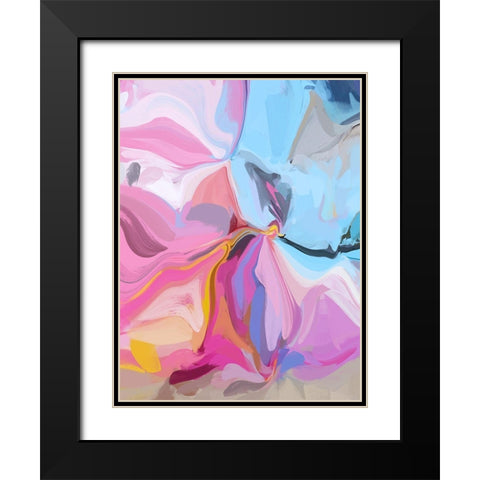 Colorful Lollipops I Black Modern Wood Framed Art Print with Double Matting by Orlov, Irena