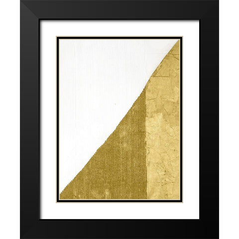 Gilded Echelon II Black Modern Wood Framed Art Print with Double Matting by Stramel, Renee W.