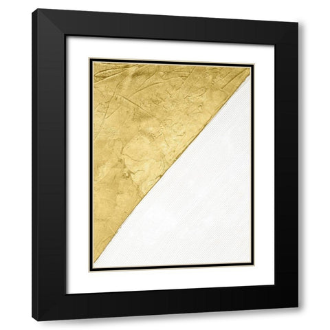Gilded Echelon III Black Modern Wood Framed Art Print with Double Matting by Stramel, Renee W.