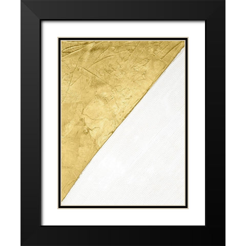 Gilded Echelon III Black Modern Wood Framed Art Print with Double Matting by Stramel, Renee W.