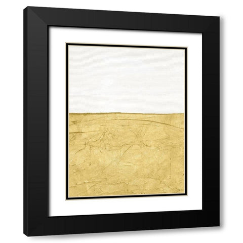 Gilded Echelon IV Black Modern Wood Framed Art Print with Double Matting by Stramel, Renee W.