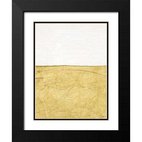 Gilded Echelon IV Black Modern Wood Framed Art Print with Double Matting by Stramel, Renee W.