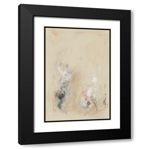 Transient Murmur I Black Modern Wood Framed Art Print with Double Matting by Stramel, Renee W.