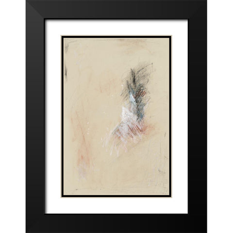 Transient Murmur II Black Modern Wood Framed Art Print with Double Matting by Stramel, Renee W.