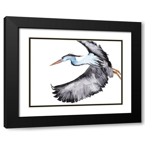 From the Sky IV Black Modern Wood Framed Art Print with Double Matting by Wang, Melissa