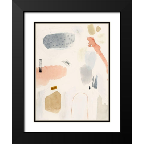 Poco I Black Modern Wood Framed Art Print with Double Matting by Barnes, Victoria