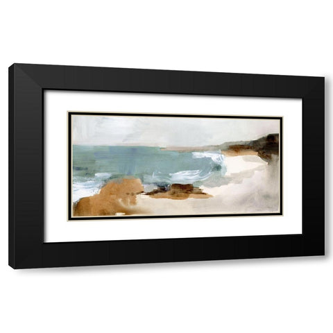 Ocean Sigh IV Black Modern Wood Framed Art Print with Double Matting by Barnes, Victoria