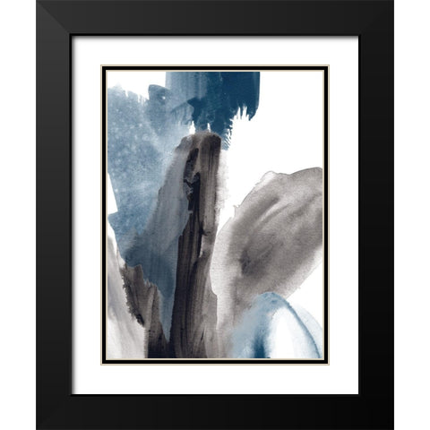 Meta Mineral I Black Modern Wood Framed Art Print with Double Matting by Vess, June Erica