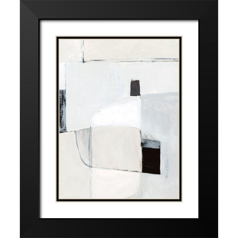 Soft Spoken II Black Modern Wood Framed Art Print with Double Matting by Barnes, Victoria