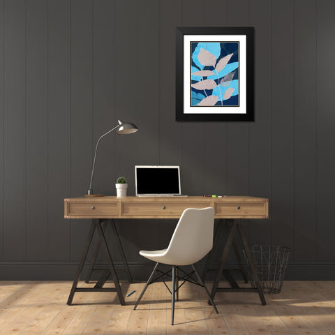 Folio I Black Modern Wood Framed Art Print with Double Matting by Aryai, Sia