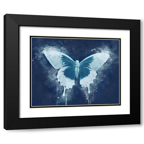 Natures Angel I Black Modern Wood Framed Art Print with Double Matting by Robertson, Leda
