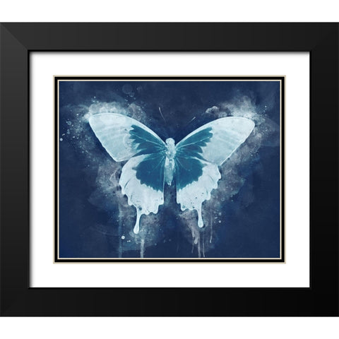 Natures Angel I Black Modern Wood Framed Art Print with Double Matting by Robertson, Leda