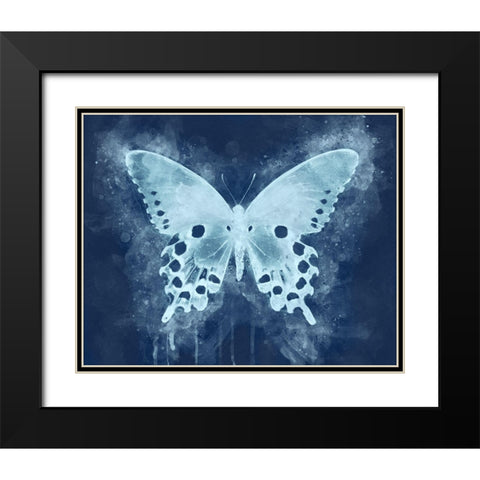 Natures Angel II Black Modern Wood Framed Art Print with Double Matting by Robertson, Leda