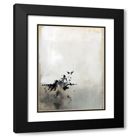 Passel I Black Modern Wood Framed Art Print with Double Matting by Barnes, Victoria