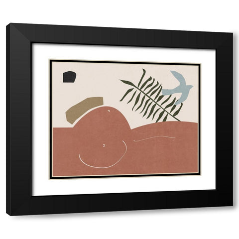 Other Land III Black Modern Wood Framed Art Print with Double Matting by Wang, Melissa