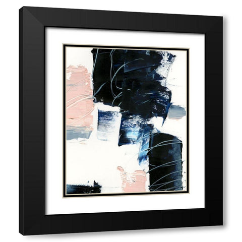 Untangle II Black Modern Wood Framed Art Print with Double Matting by Harper, Ethan