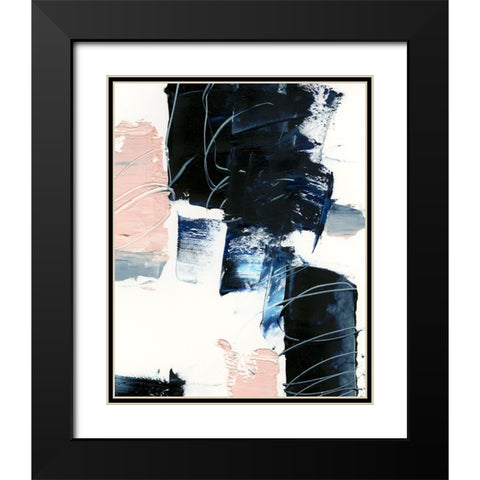 Untangle II Black Modern Wood Framed Art Print with Double Matting by Harper, Ethan