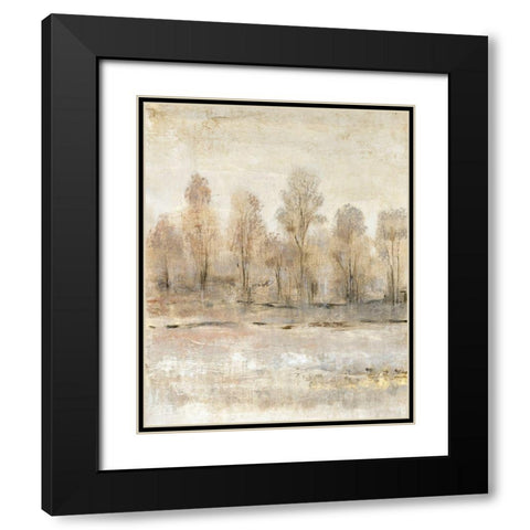 Peaceful Forest I Black Modern Wood Framed Art Print with Double Matting by OToole, Tim