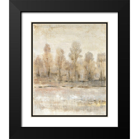 Peaceful Forest I Black Modern Wood Framed Art Print with Double Matting by OToole, Tim