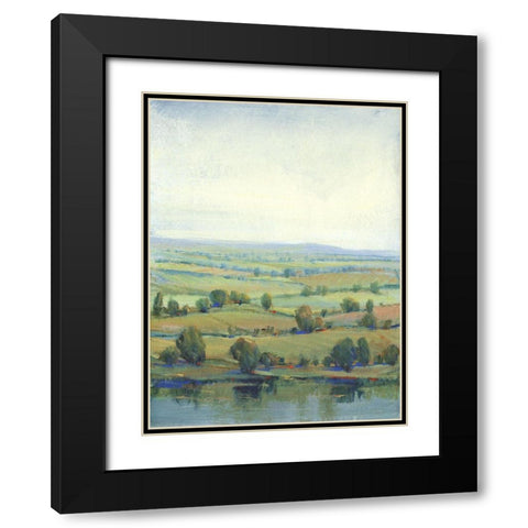 Paradise Valley II Black Modern Wood Framed Art Print with Double Matting by OToole, Tim