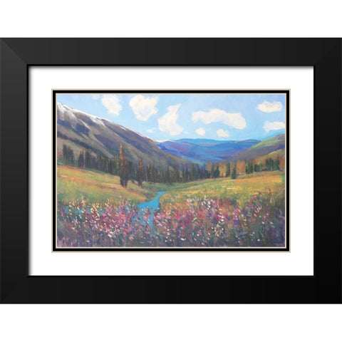 Mountain Pass II Black Modern Wood Framed Art Print with Double Matting by OToole, Tim