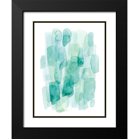 Water Whispers I Black Modern Wood Framed Art Print with Double Matting by Popp, Grace