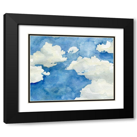 California Sky II Black Modern Wood Framed Art Print with Double Matting by Caroline, Emma
