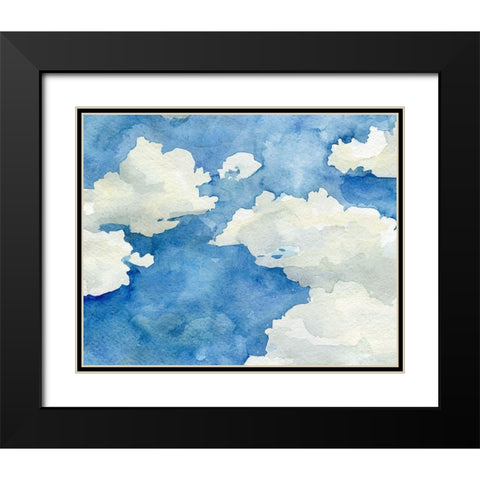 California Sky II Black Modern Wood Framed Art Print with Double Matting by Caroline, Emma