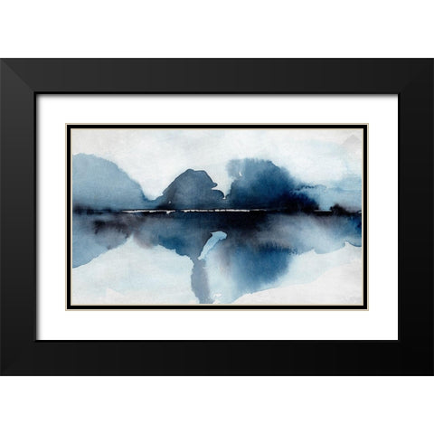 Mystic Horizon I Black Modern Wood Framed Art Print with Double Matting by Warren, Annie