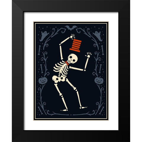 Skeleton Crew I Black Modern Wood Framed Art Print with Double Matting by Barnes, Victoria