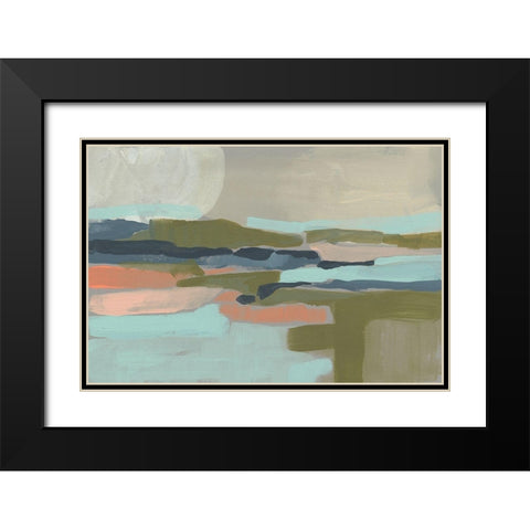 Pastel Plane II Black Modern Wood Framed Art Print with Double Matting by Goldberger, Jennifer