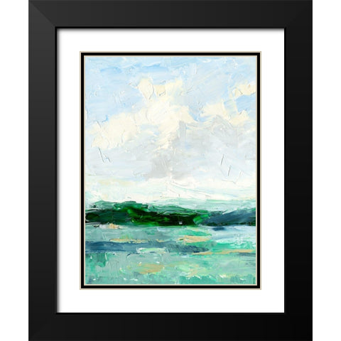 Forecast I Black Modern Wood Framed Art Print with Double Matting by Harper, Ethan