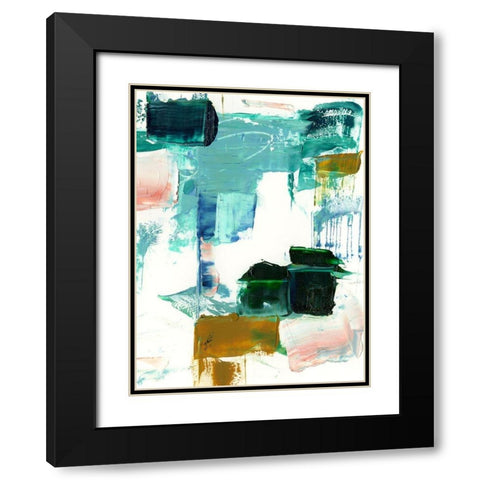 Tag I Black Modern Wood Framed Art Print with Double Matting by Harper, Ethan