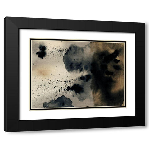 Ember II Black Modern Wood Framed Art Print with Double Matting by Barnes, Victoria