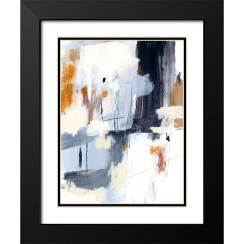 Variant I Black Modern Wood Framed Art Print with Double Matting by Barnes, Victoria