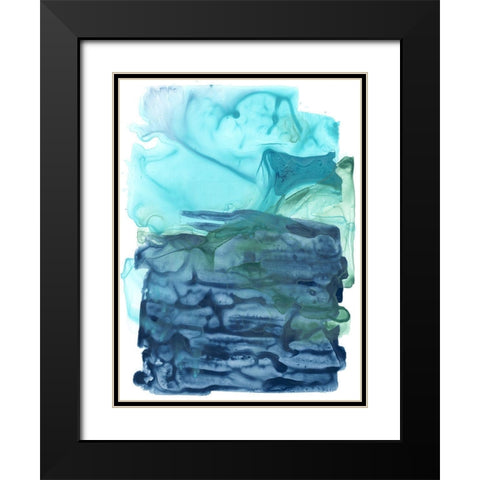 Water Weaver II Black Modern Wood Framed Art Print with Double Matting by Vess, June Erica