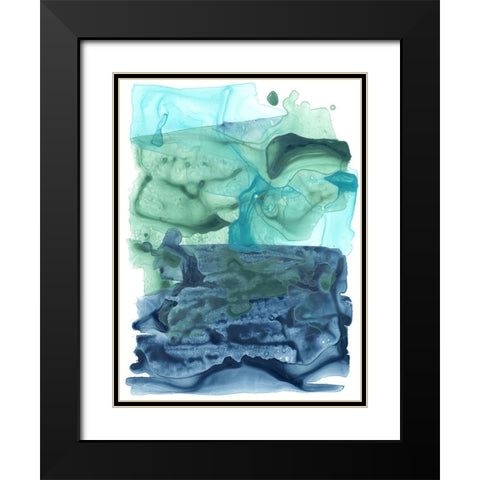 Water Weaver III Black Modern Wood Framed Art Print with Double Matting by Vess, June Erica
