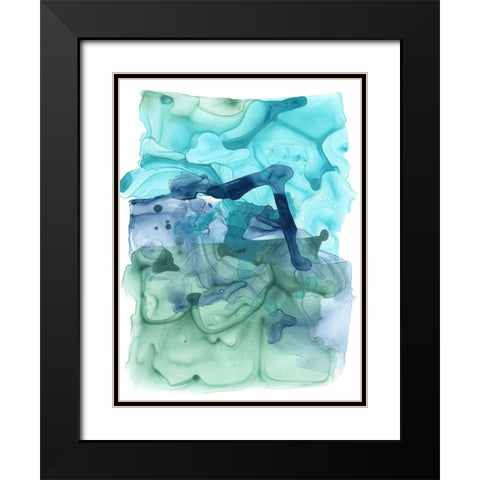 Water Weaver IV Black Modern Wood Framed Art Print with Double Matting by Vess, June Erica