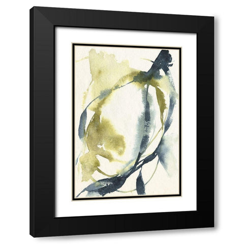 Unwinding I Black Modern Wood Framed Art Print with Double Matting by Goldberger, Jennifer