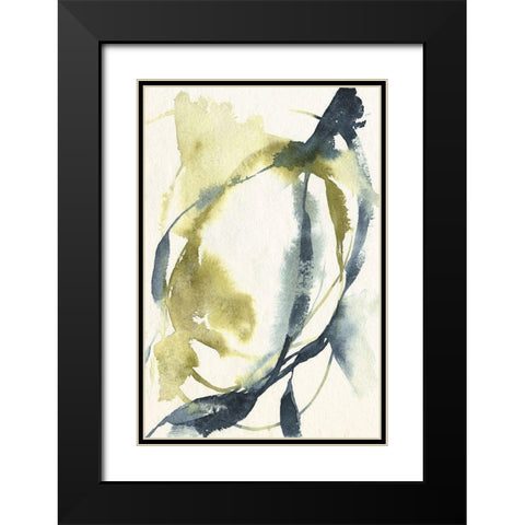 Unwinding I Black Modern Wood Framed Art Print with Double Matting by Goldberger, Jennifer