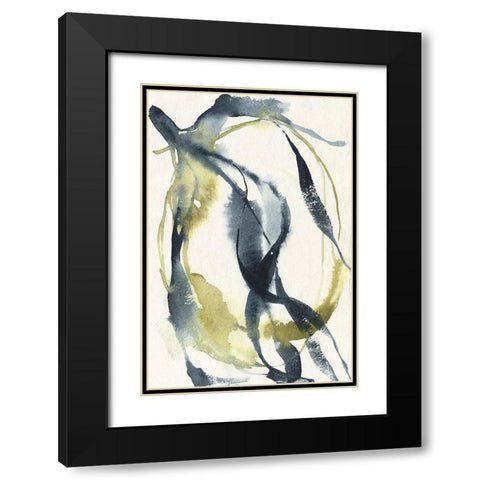 Unwinding II Black Modern Wood Framed Art Print with Double Matting by Goldberger, Jennifer