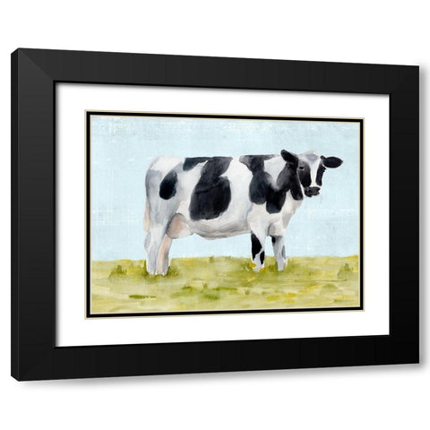 Grazy Day II Black Modern Wood Framed Art Print with Double Matting by Warren, Annie