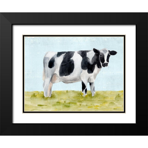 Grazy Day II Black Modern Wood Framed Art Print with Double Matting by Warren, Annie