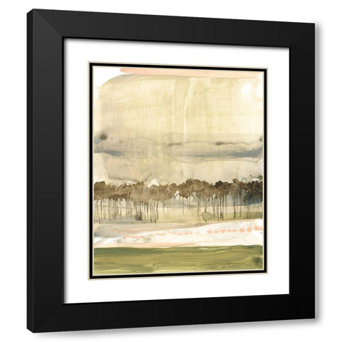 Umber Canopy I Black Modern Wood Framed Art Print with Double Matting by Goldberger, Jennifer