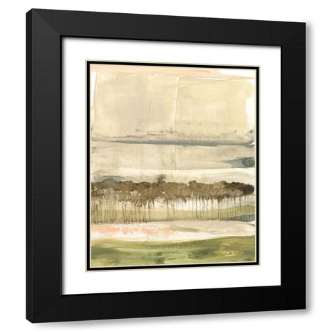 Umber Canopy II Black Modern Wood Framed Art Print with Double Matting by Goldberger, Jennifer