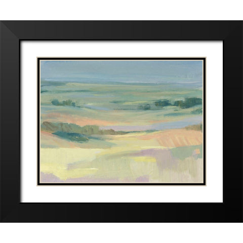 Soft Terrain I Black Modern Wood Framed Art Print with Double Matting by OToole, Tim