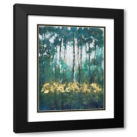 Glow in the Forest II Black Modern Wood Framed Art Print with Double Matting by OToole, Tim